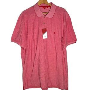 IZOD POLO SHIRTS RED/WHITE Pattern Size XL NWT